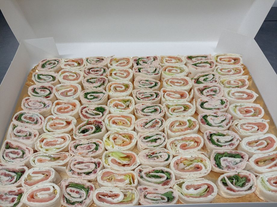 Plateau de mini wraps